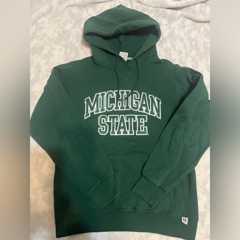Green Michigan State Hoodie